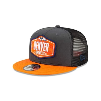 Denver Broncos Gorra | New Era NFL Draft 9fifty Snapback Cap Mexico - Grises